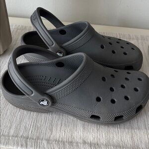Big Kids Classic Gray Crocs